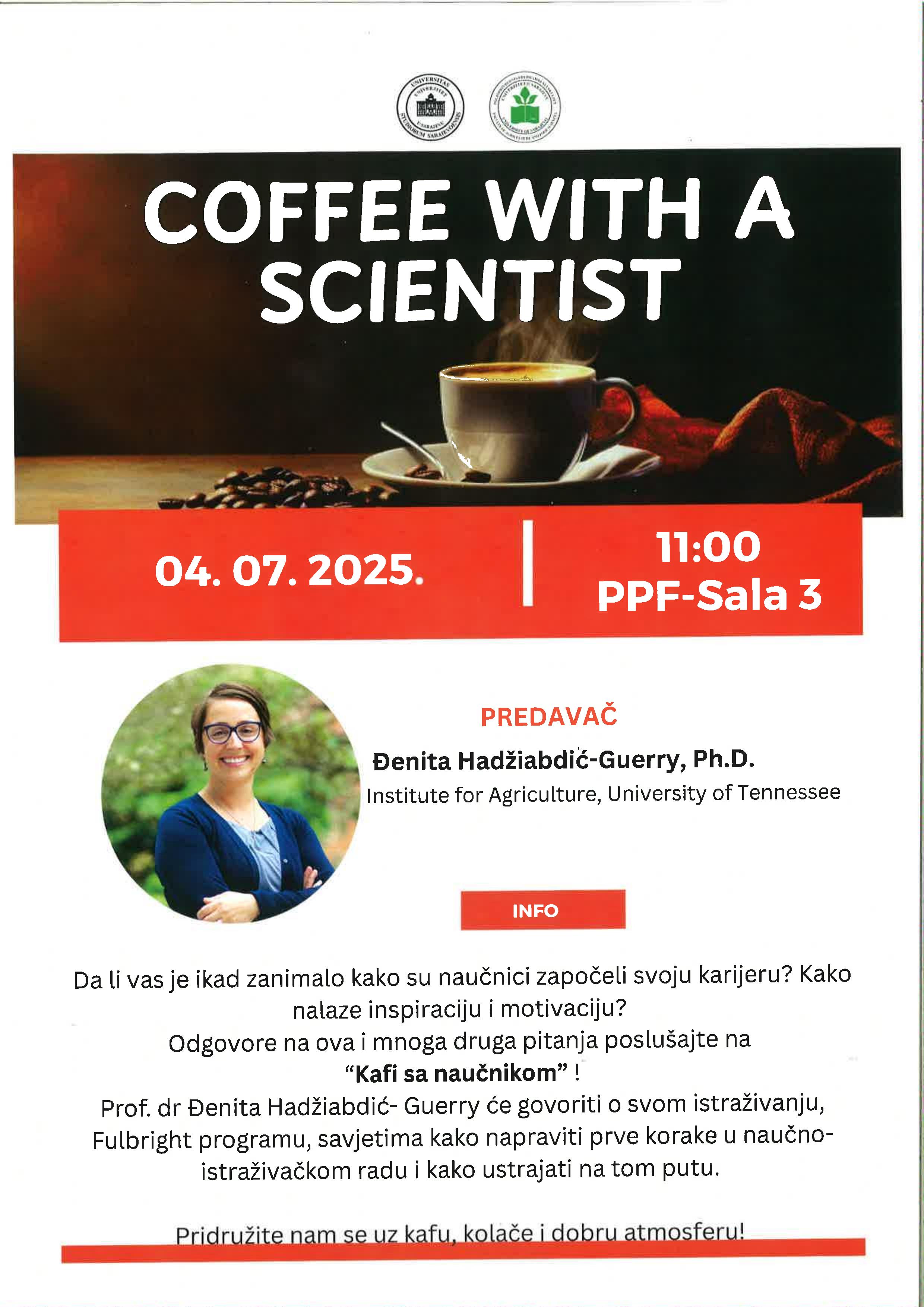 Coffe with scientist